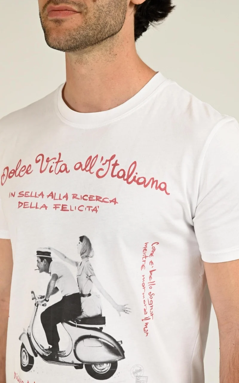 T-shirt imprimé Blawy blanc