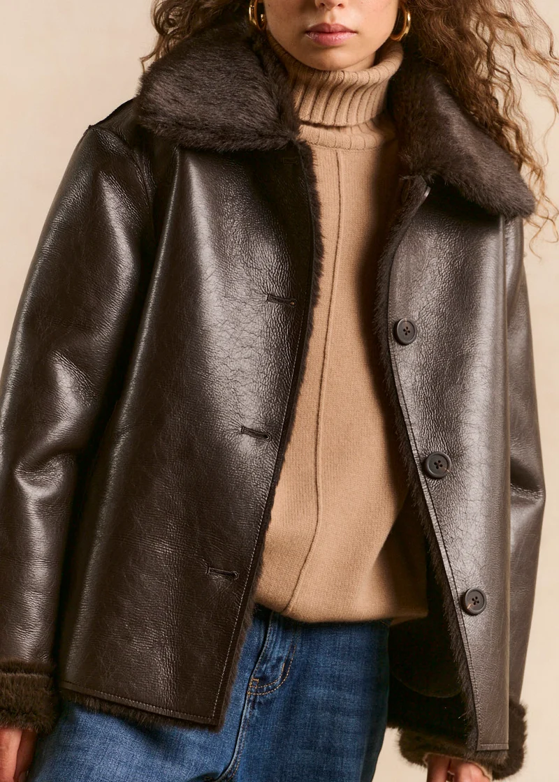 Veste courte réversible