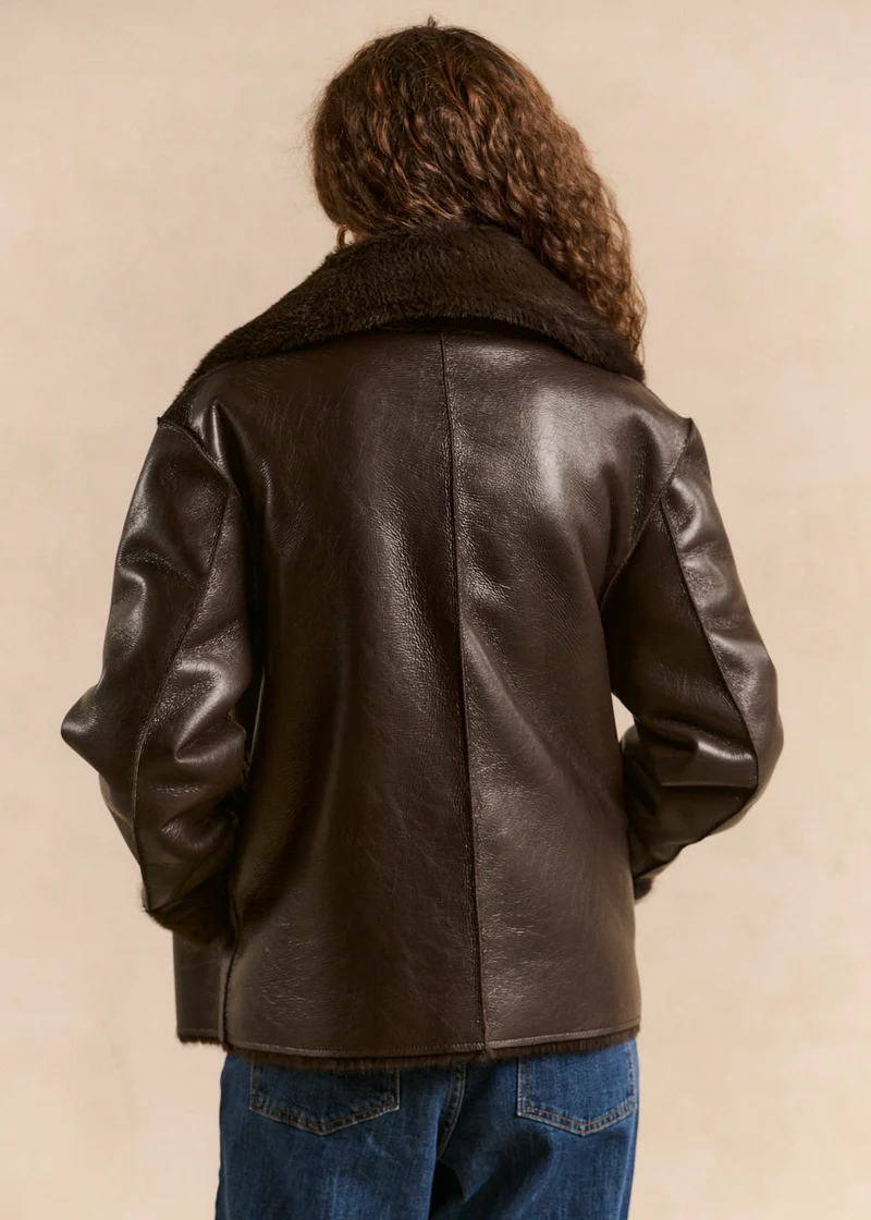 Veste courte réversible