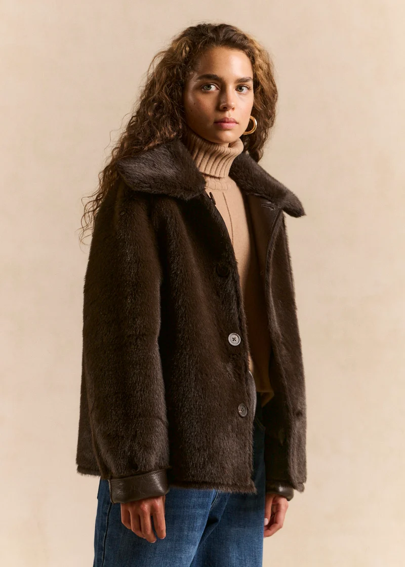 Veste courte réversible