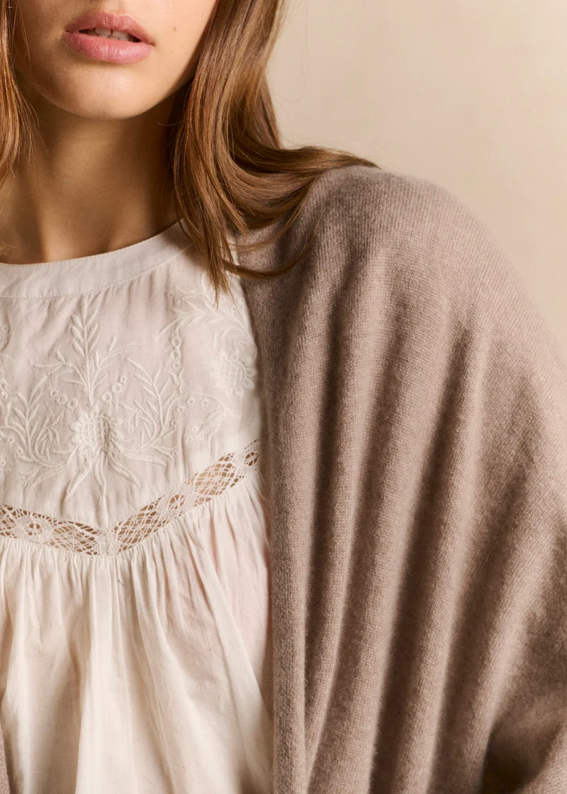 Cardigan oversize en cachemire
