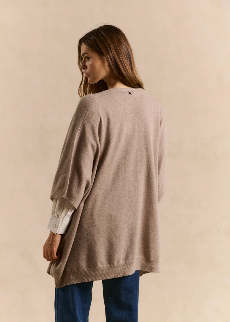 Cardigan oversize en cachemire