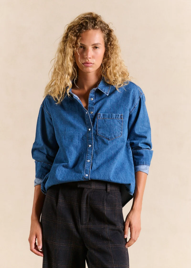 Chemise demin ample