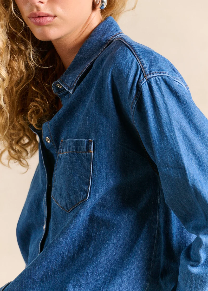 Chemise demin ample