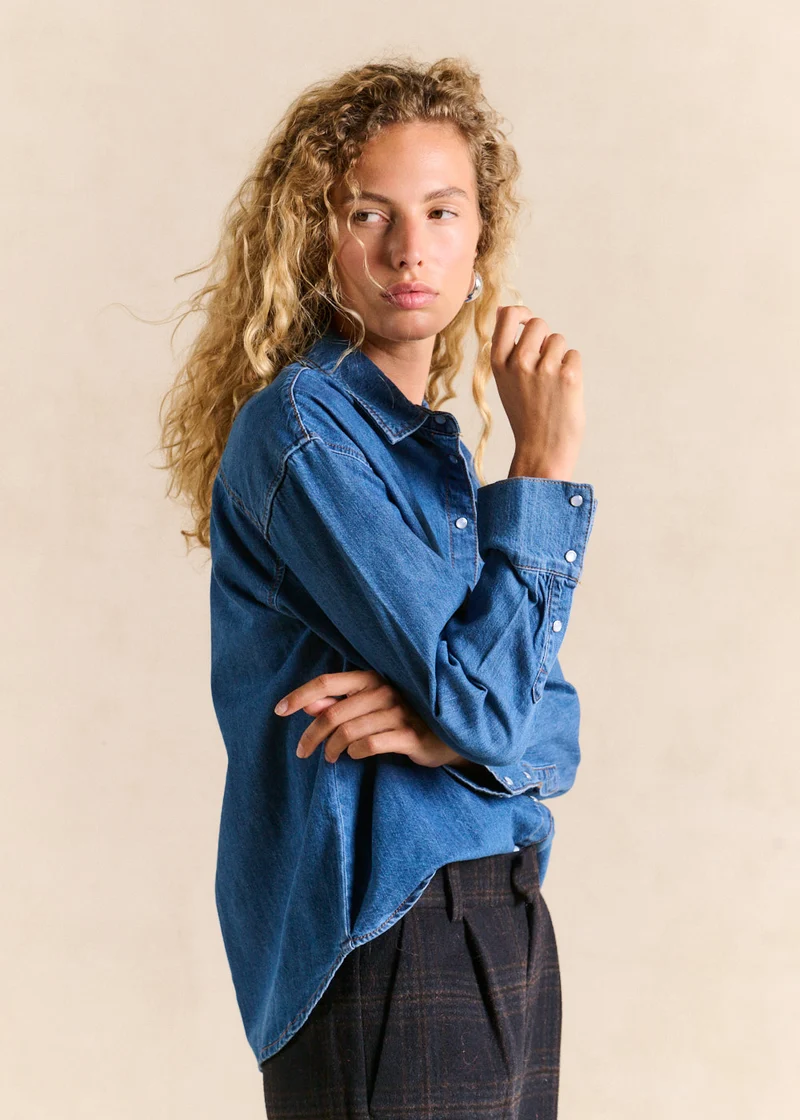 Chemise demin ample