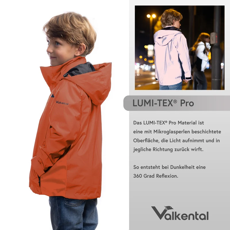 Veste 3 en 1 Smart Jacket - Veste réfléchissante avec polaire amovible à fermeture éclair pour enfants et adolescents - Produit de deuxième choix