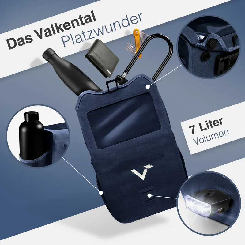 Front Pack - Sacoche de guidon robuste et étanche