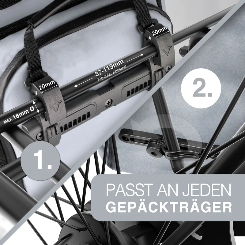 Sac de vélo ValkPro 3 en 1 - un produit polyvalent et ultra-fonctionnel - produit de deuxième choix