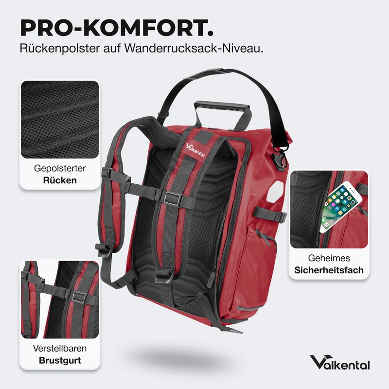 Sac de vélo ValkPro 3 en 1 - un produit polyvalent et ultra-fonctionnel - produit de deuxième choix