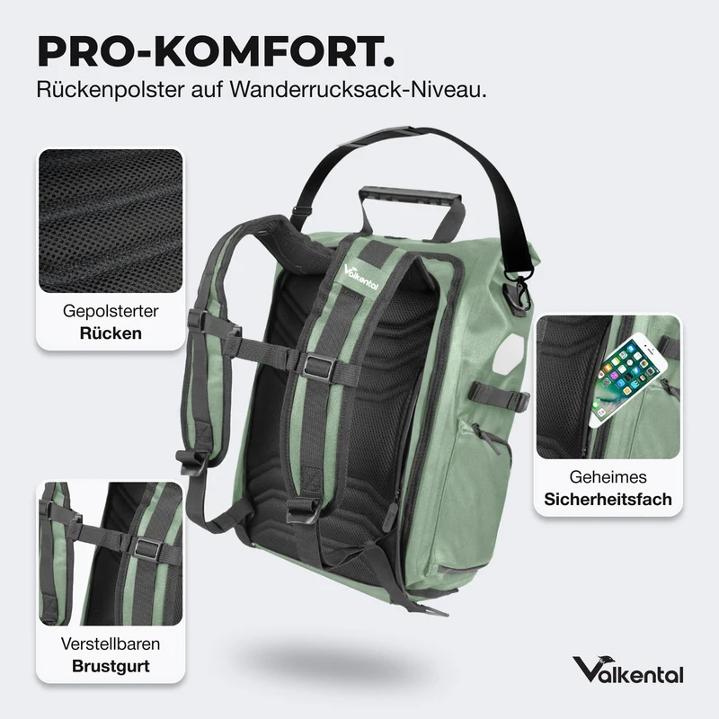 Sac de vélo ValkPro 3 en 1 - un produit polyvalent et ultra-fonctionnel - produit de deuxième choix