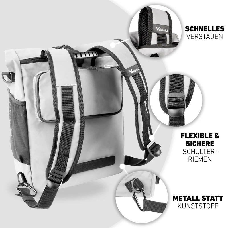 ValkOne Light - Sacoche de vélo 3en1 - parfaite pour ton quotidien !
