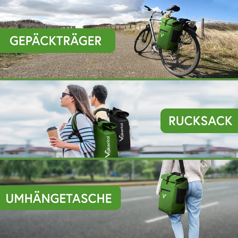 ValkOne 3in1 sacoche de vélo - parfaite pour ton quotidien !