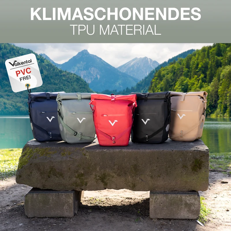 Sac à vélo Urban - Sac de porte-bagages 2 en 1 pratique au look urbain - Produit de deuxième choix