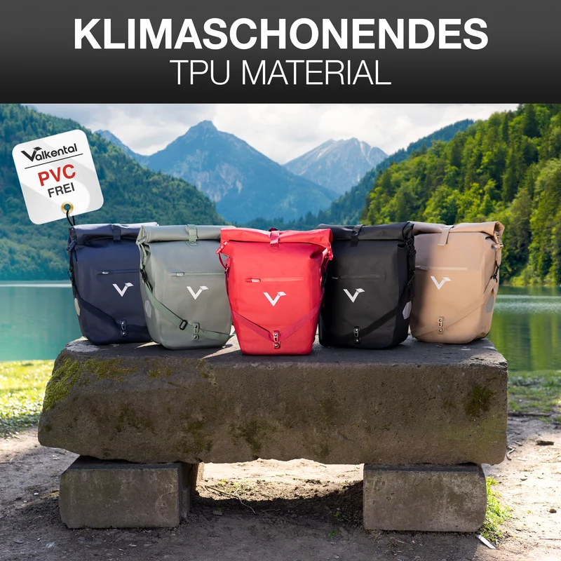 Sac à vélo Urban - Sac de porte-bagages 2 en 1 pratique au look urbain - Produit de deuxième choix