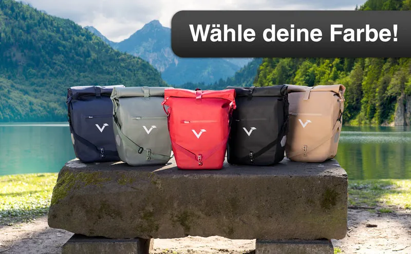 Sac à vélo Urban - Sac de porte-bagages 2 en 1 pratique au look urbain - Produit de deuxième choix