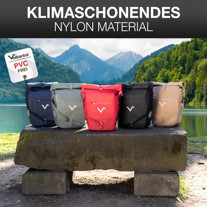 Sac à vélo Urban - Sac de porte-bagages 2 en 1 pratique au look urbain - Produit de deuxième choix
