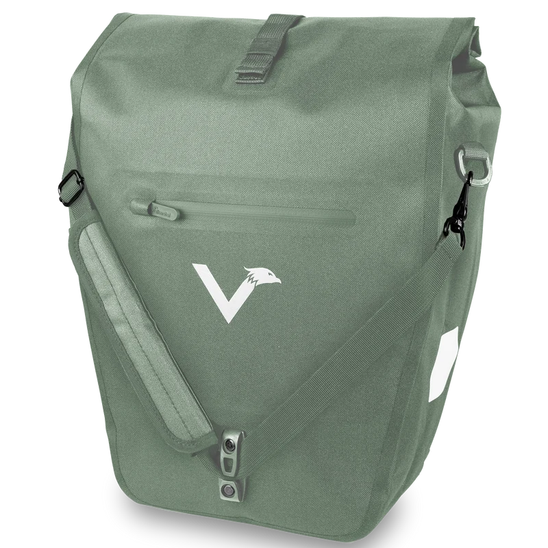 Sac à vélo Urban - Sac de porte-bagages 2 en 1 pratique au look urbain - Produit de deuxième choix