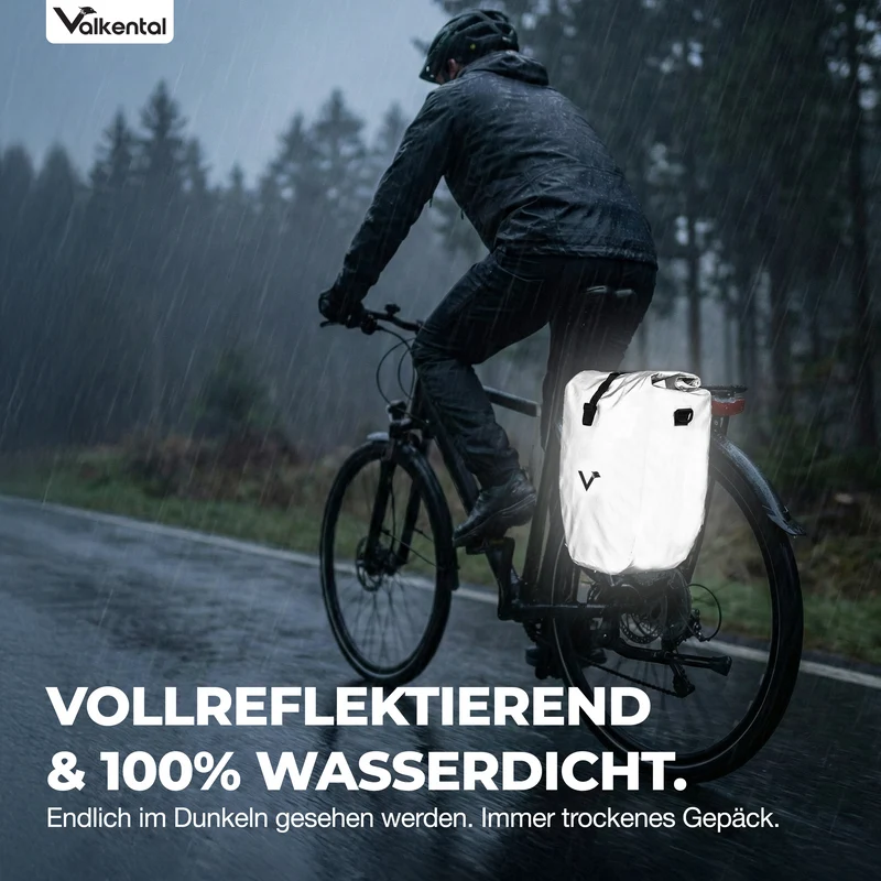 Sac à vélo - grand sac de porte-bagages imperméable - Produit de deuxième choix