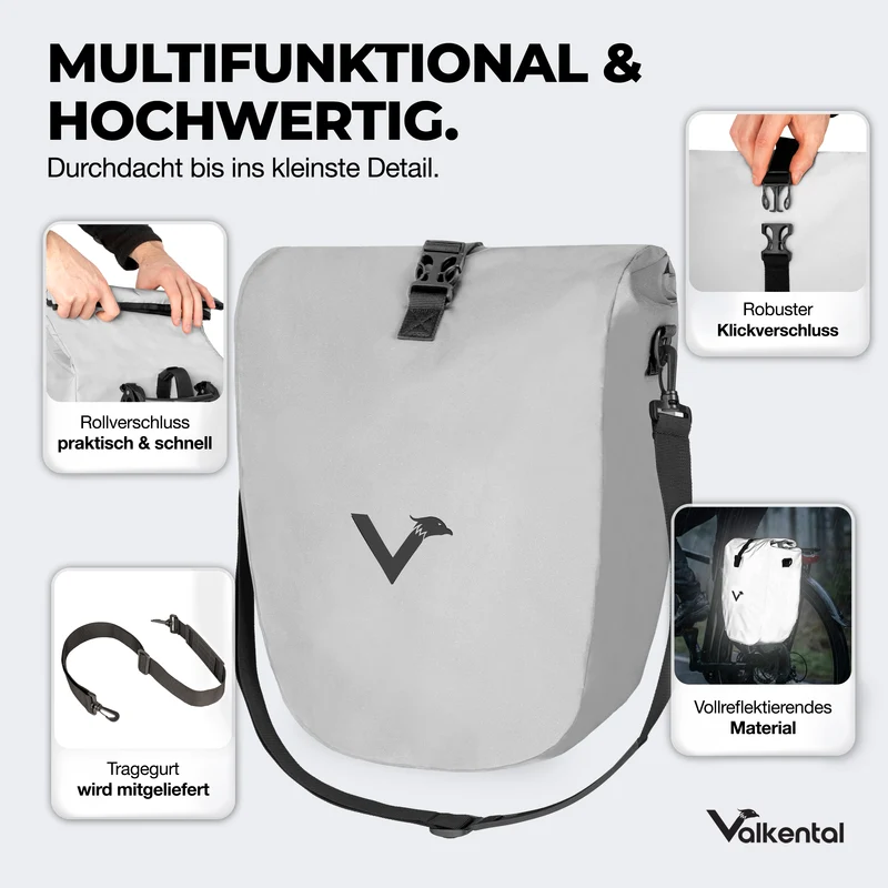 Sac à vélo - grand sac de porte-bagages imperméable - Produit de deuxième choix