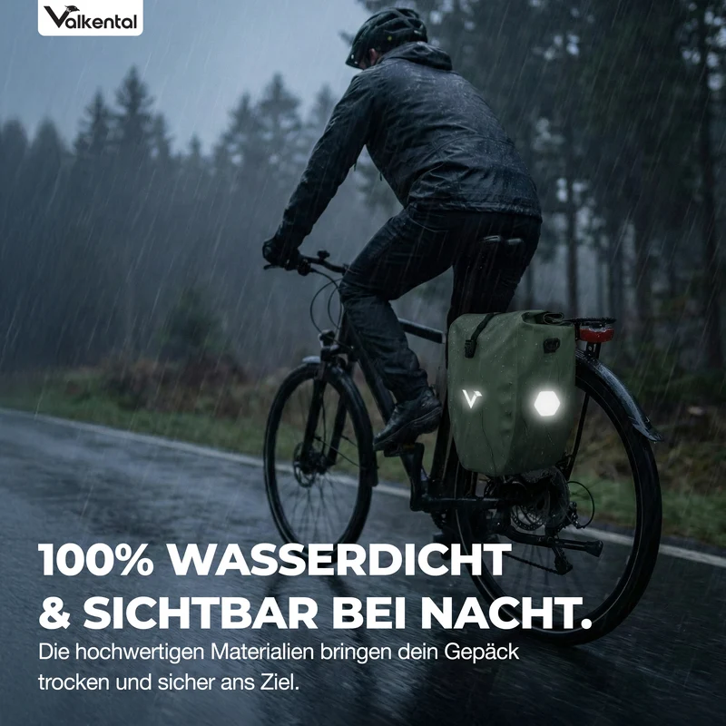 Sac à vélo - grand sac de porte-bagages imperméable - Produit de deuxième choix