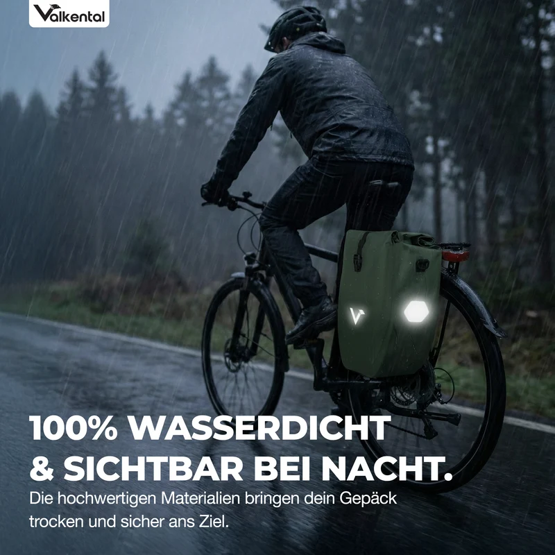Sac à vélo - grand sac de porte-bagages imperméable - Produit de deuxième choix