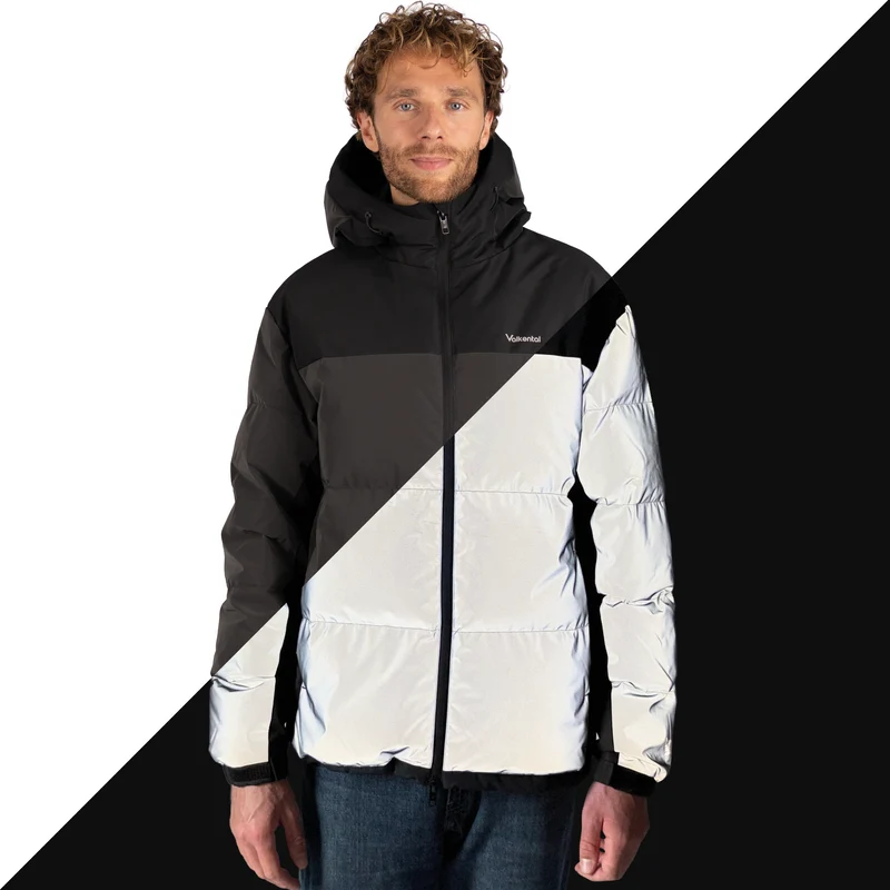 Reflective Puffer - Doudoune 100 % réfléchissante