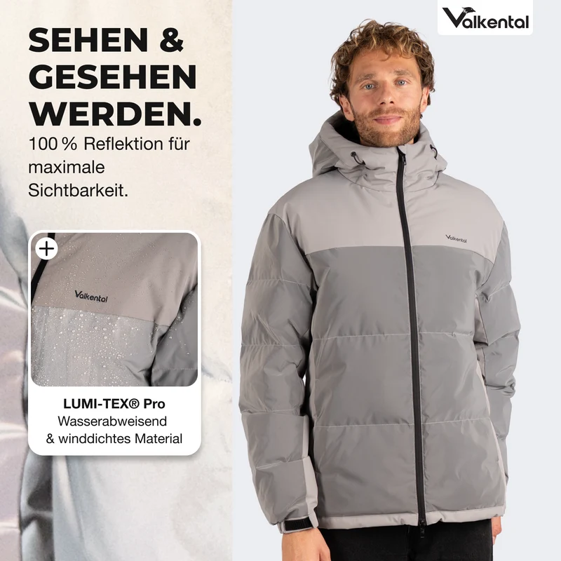 Reflective Puffer - Doudoune 100 % réfléchissante