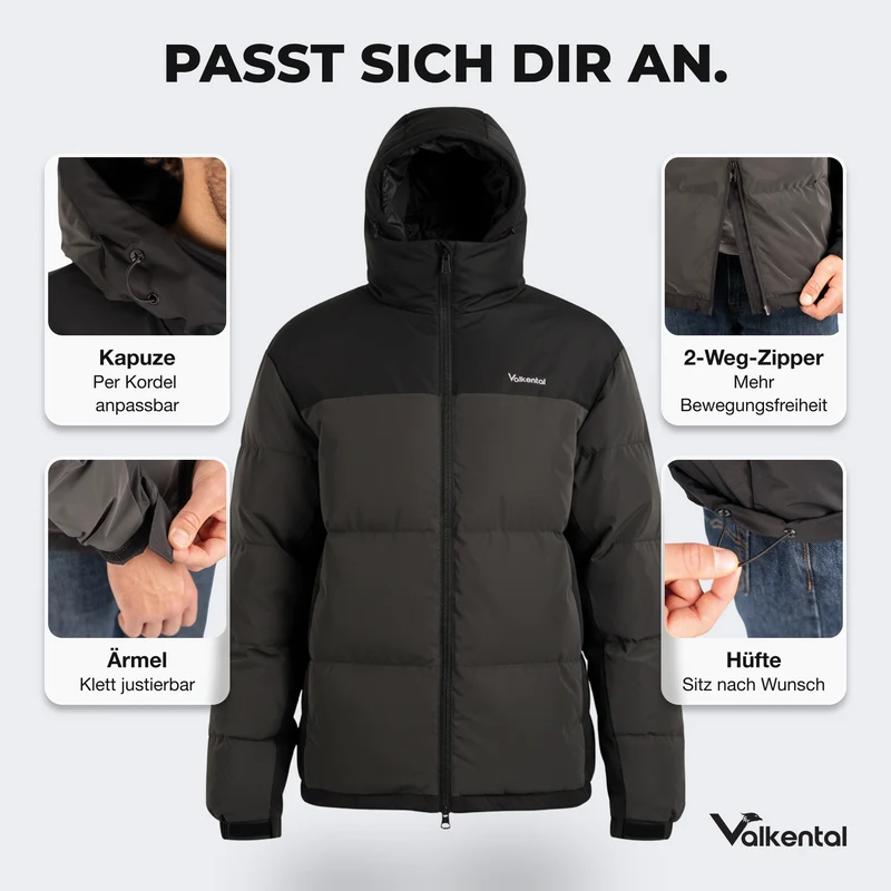 Reflective Puffer - Doudoune 100 % réfléchissante