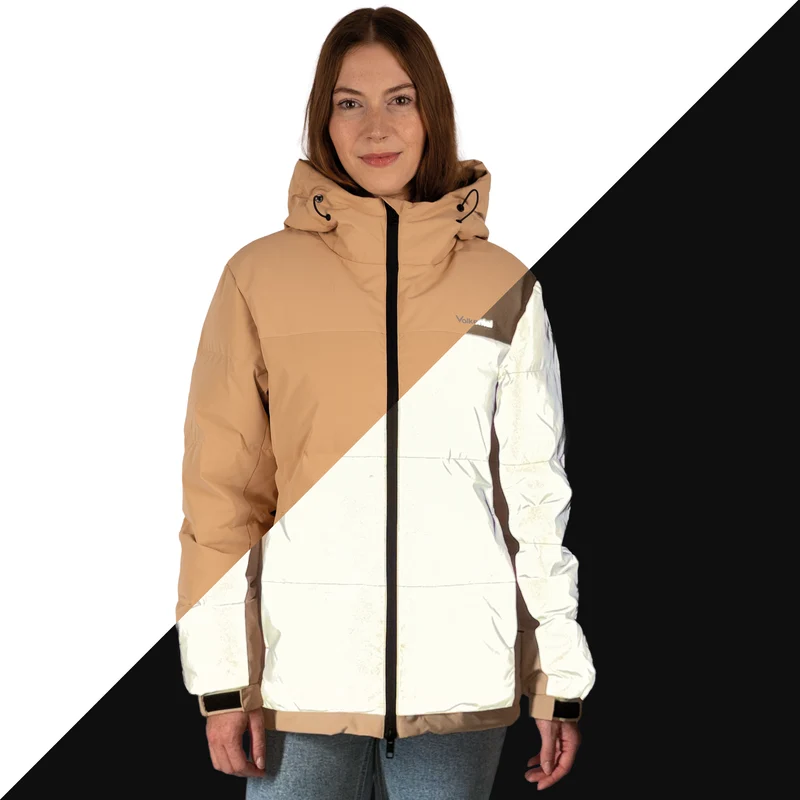 Reflective Puffer - Doudoune 100 % réfléchissante