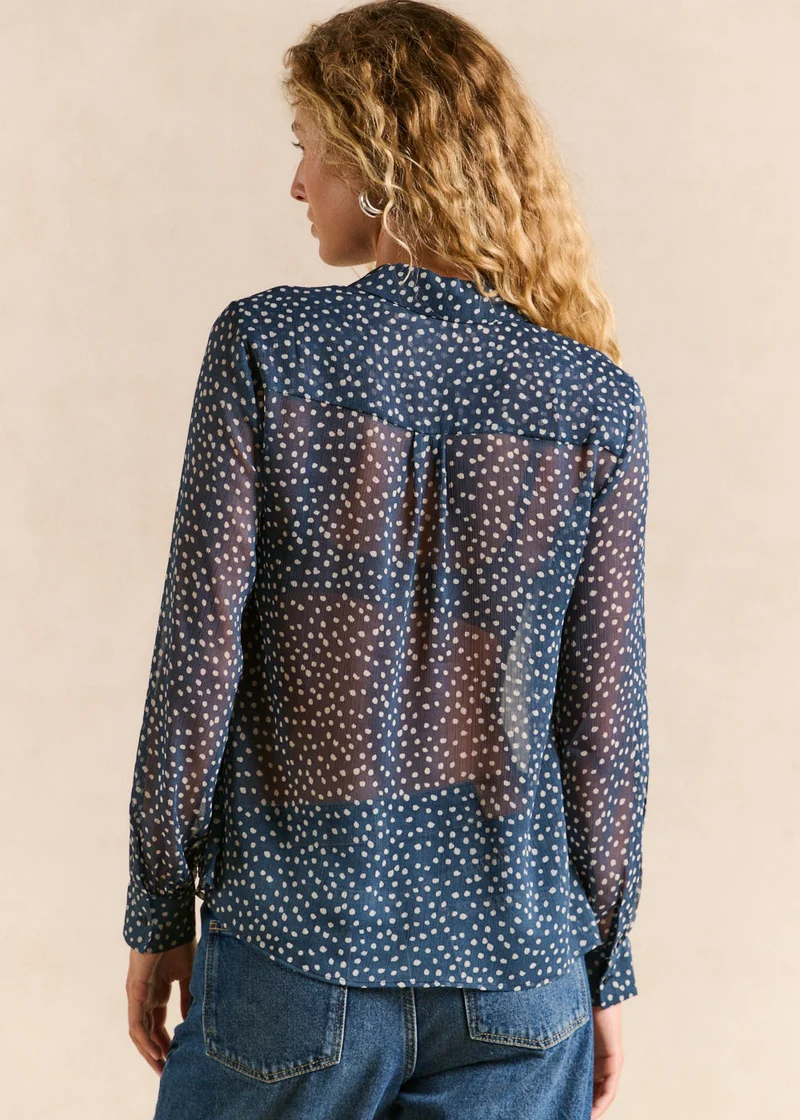 Chemise imprimé à pois