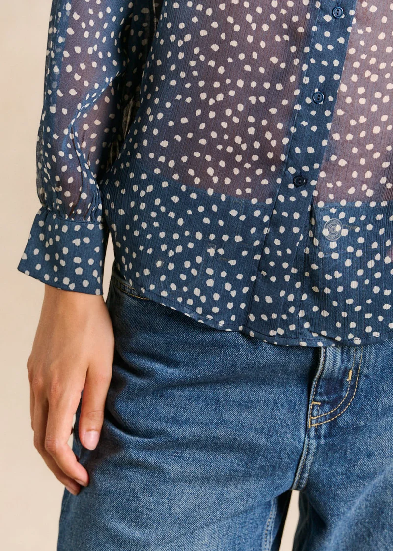 Chemise imprimé à pois