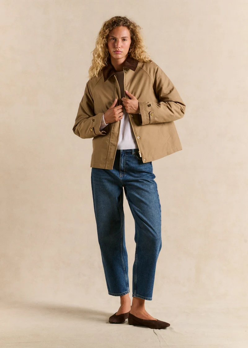Veste courte doublure matelassée amovible