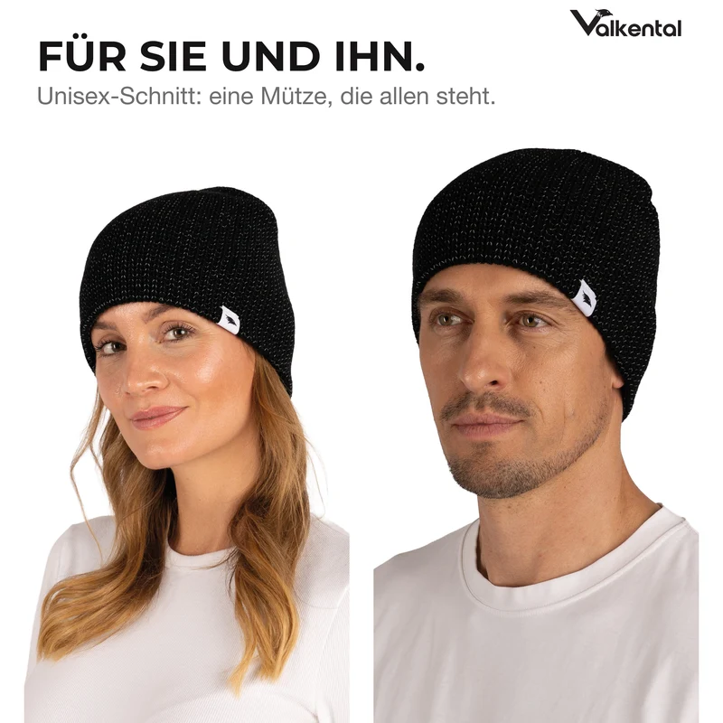 Reflective Beanie - Bonnet tricoté avec fil réfléchissant