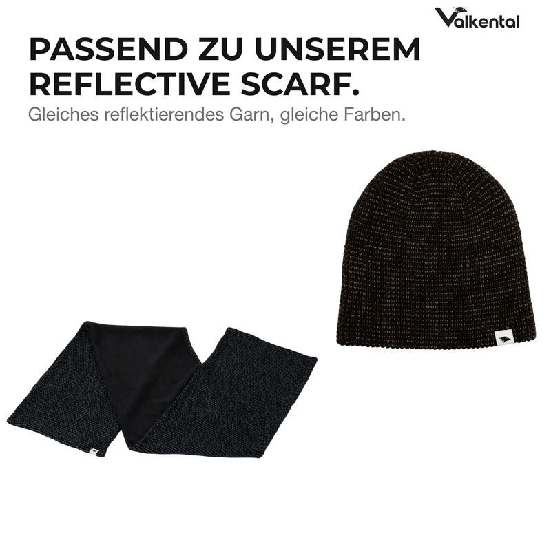 Reflective Beanie - Bonnet tricoté avec fil réfléchissant