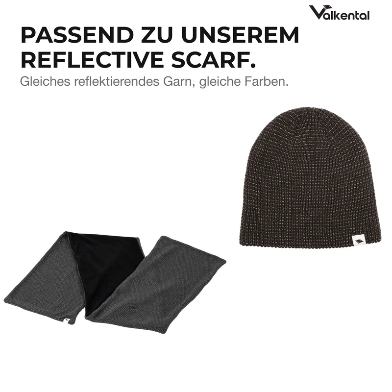 Reflective Beanie - Bonnet tricoté avec fil réfléchissant