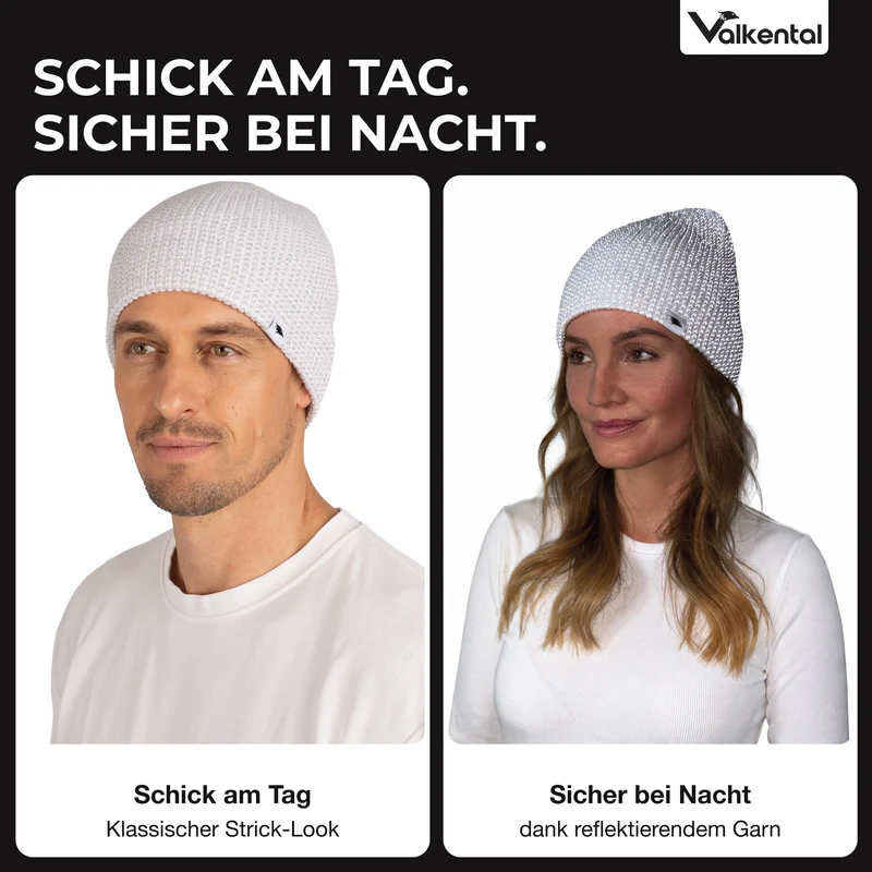 Reflective Beanie - Bonnet tricoté avec fil réfléchissant