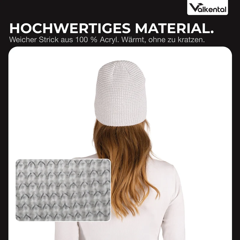 Reflective Beanie - Bonnet tricoté avec fil réfléchissant