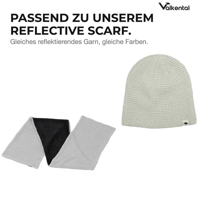 Reflective Beanie - Bonnet tricoté avec fil réfléchissant