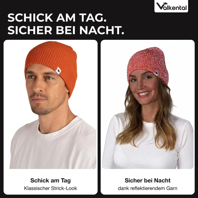Reflective Beanie - Bonnet tricoté avec fil réfléchissant
