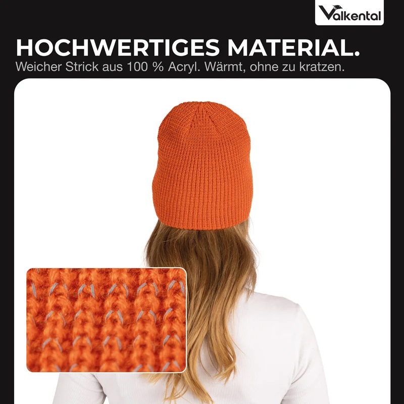 Reflective Beanie - Bonnet tricoté avec fil réfléchissant