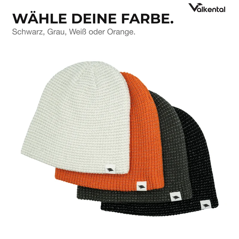 Reflective Beanie - Bonnet tricoté avec fil réfléchissant