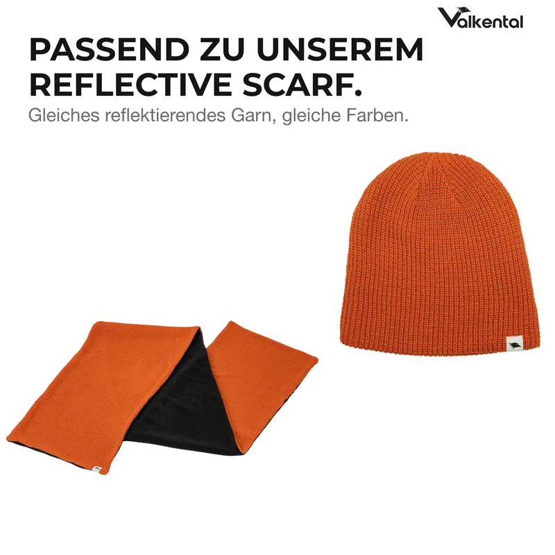 Reflective Beanie - Bonnet tricoté avec fil réfléchissant