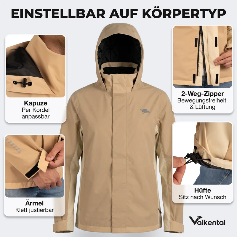 Veste 3 en 1 Smart Jacket - 100 % réfléchissante et imperméable