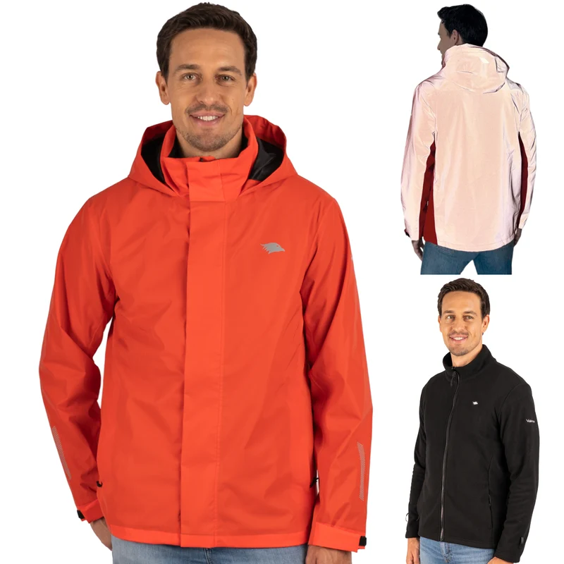 Veste 3 en 1 Smart Jacket - 100 % réfléchissante et imperméable