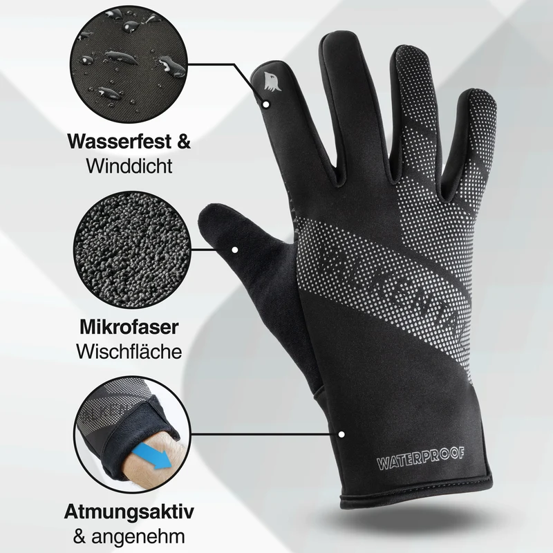 GloRider V2 Flex - Gants de transition imperméables avec grip