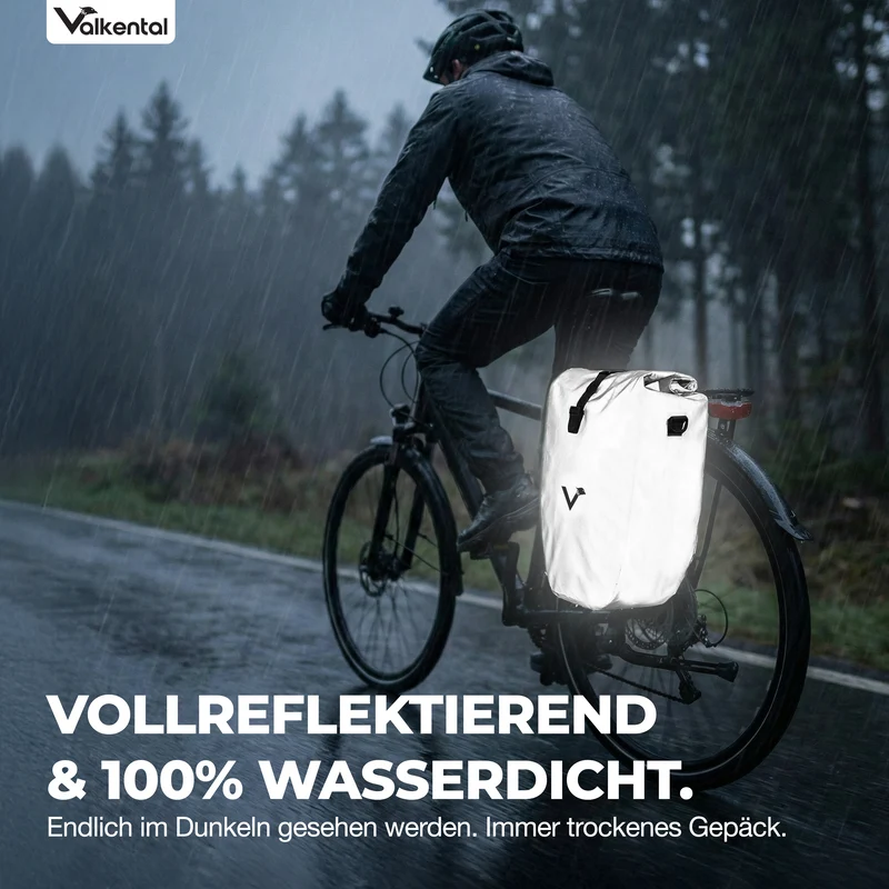 Sac à vélo - grand sac de porte-bagages imperméable