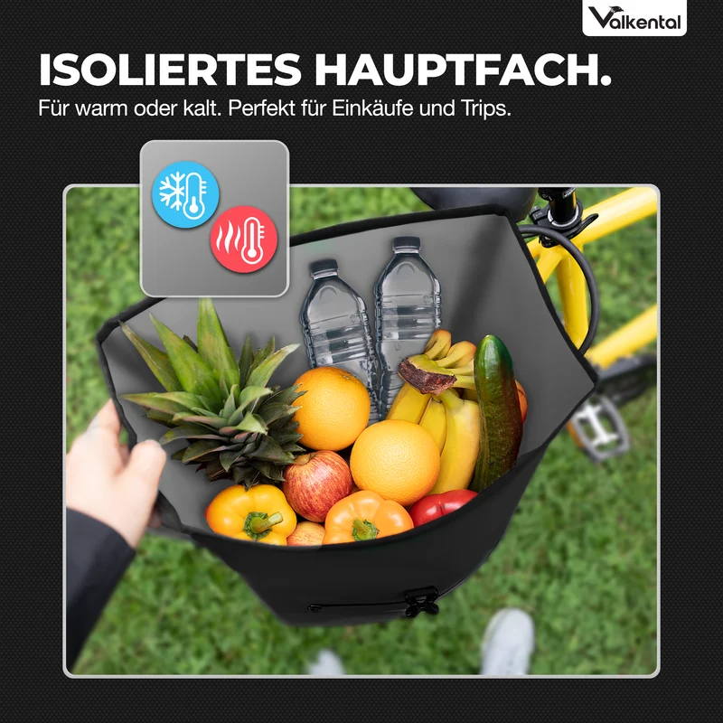 Sac à vélo - grand sac de porte-bagages imperméable