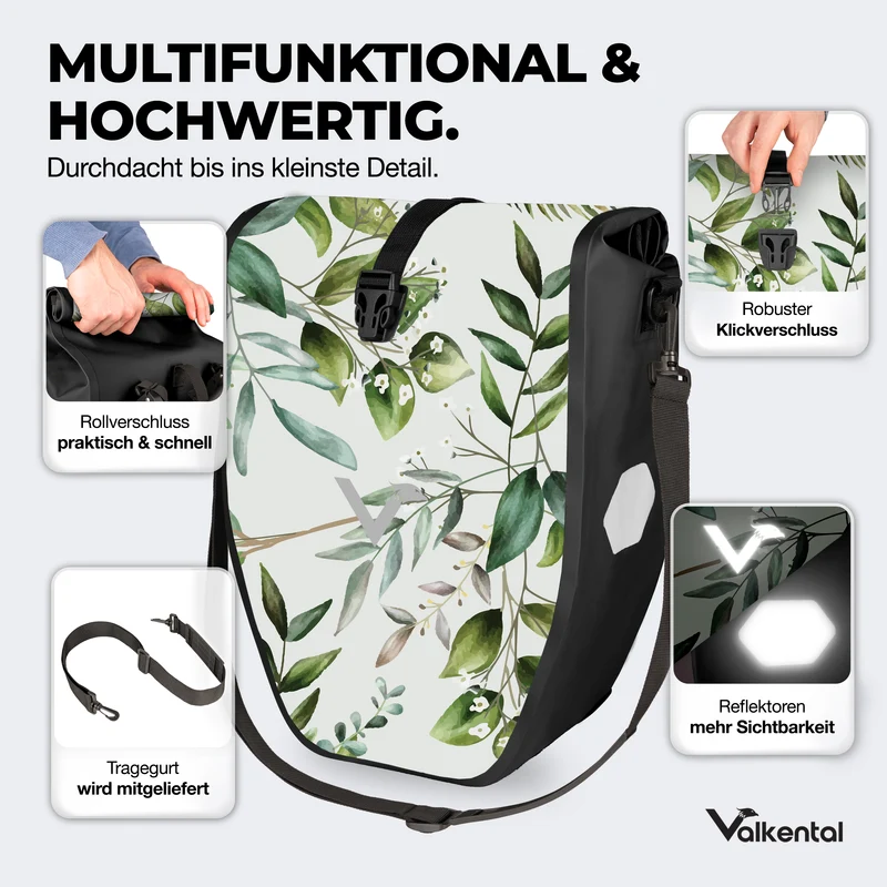Sac à vélo - grand sac de porte-bagages imperméable