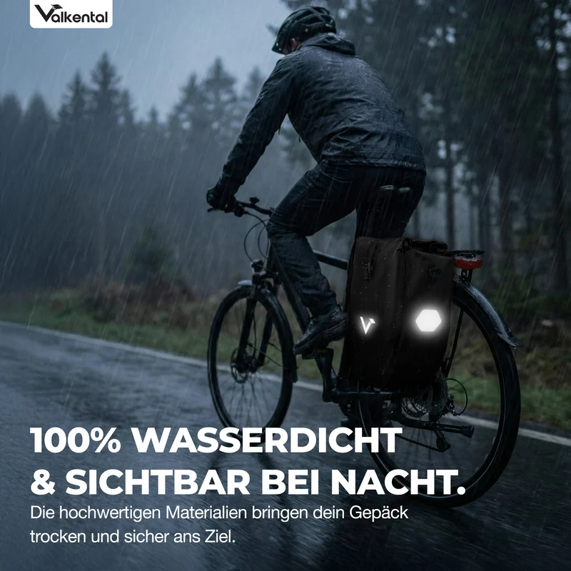 Sac à vélo - grand sac de porte-bagages imperméable
