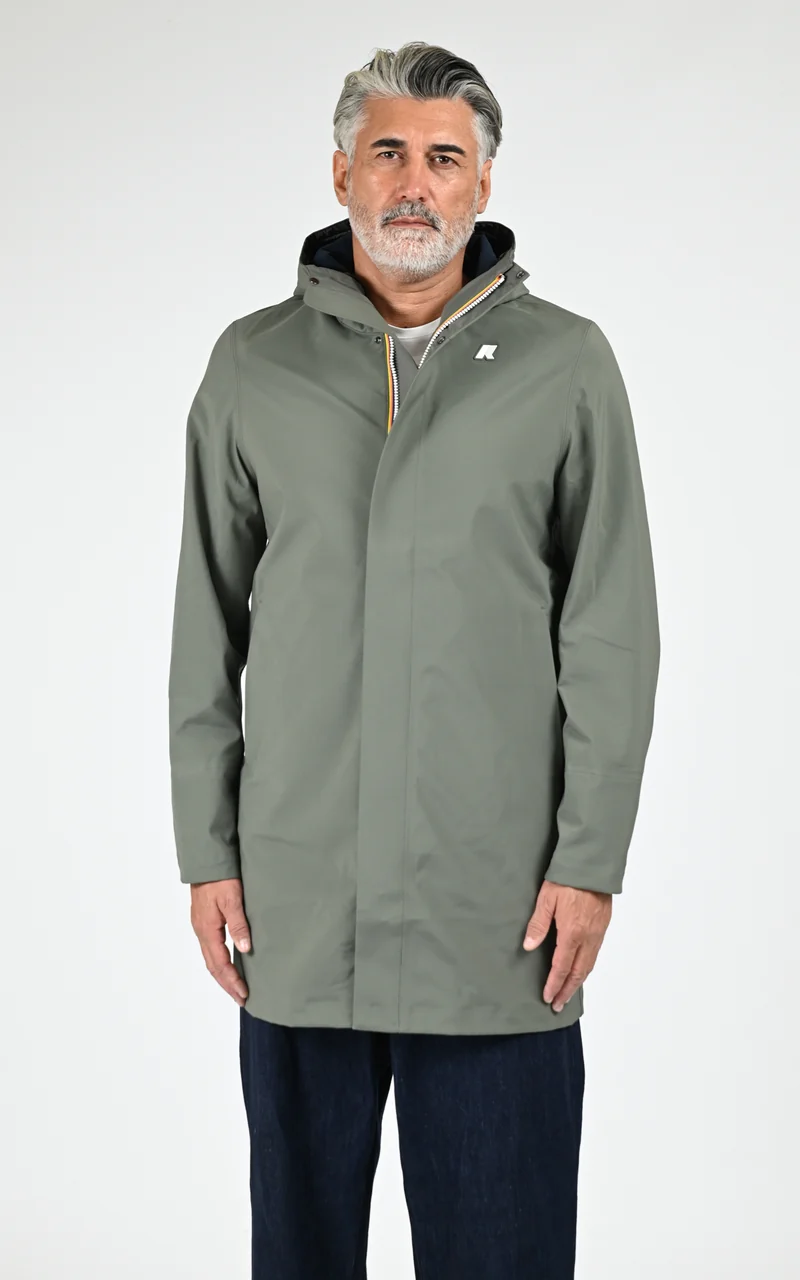 Parka imperméable Thomas Bonded kaki